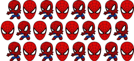 Superhero Web Adventure UV DTF Cup Wrap for 16oz Libbey Glass KA-15884