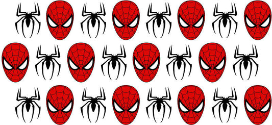 Superhero Web Adventure UV DTF Cup Wrap for 16oz Libbey Glass KA-15885