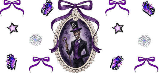 Voodoo Magician Portrait UV DTF Cup Wrap for 16oz Libbey Glass KA-16690