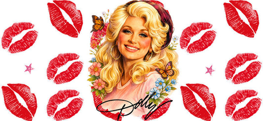 Country Music Girl UV DTF Cup Wrap for 16oz Libbey Glass KA-16886