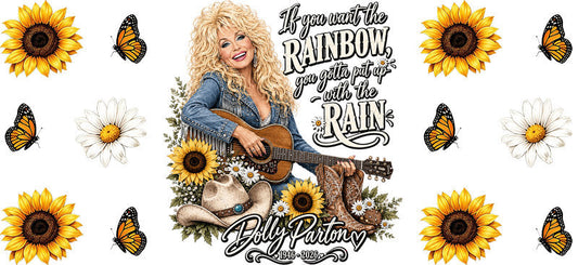 Country Music Girl UV DTF Cup Wrap for 16oz Libbey Glass KA-16920