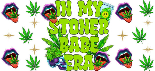 Stoner Babe Era UV DTF Cup Wrap for 16oz Libbey Glass KA-17124