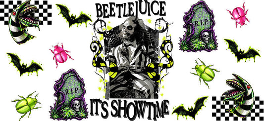 Halloween UV DTF Cup Wrap for 16oz Libbey Glass KA-17147