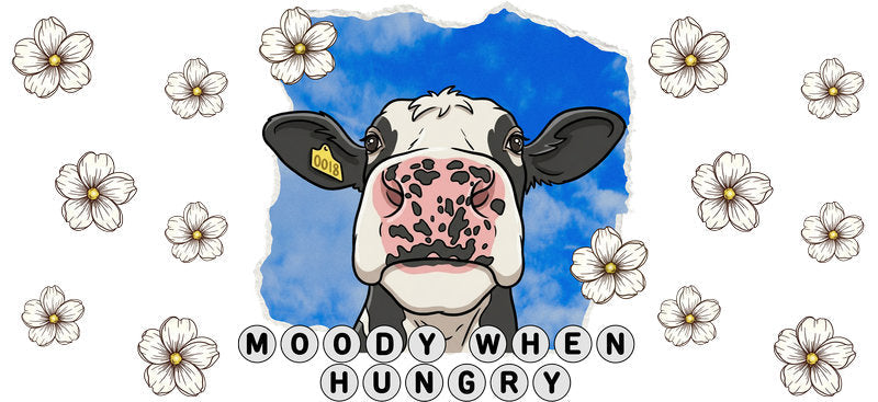 Moody Cow UV DTF Cup Wrap for 16oz Libbey Can KA-17337