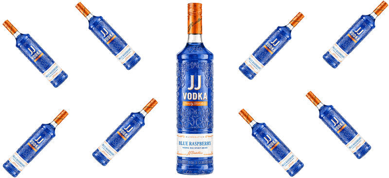 Blueberry Vodka UV DTF Cup Wrap for 16oz Libbey Can KA-17543
