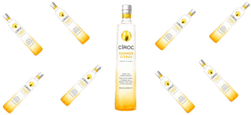 Citrus Vodka UV DTF Cup Wrap for 16oz Libbey Can KA-17566