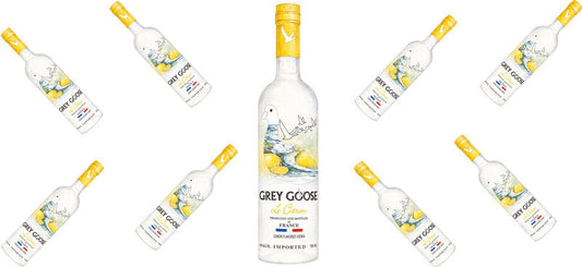 Lemon Vodka UV DTF Cup Wrap for 16oz Libbey Can KA-17579