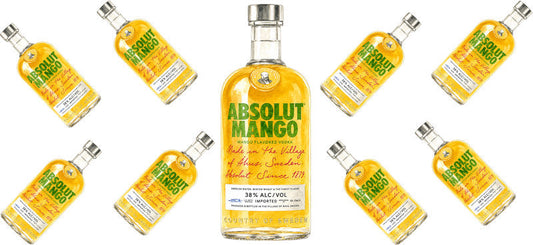Mango Vodka UV DTF Cup Wrap for 16oz Libbey Can KA-17587