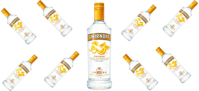 Orange Vodka UV DTF Cup Wrap for 16oz Libbey Can KA-17604