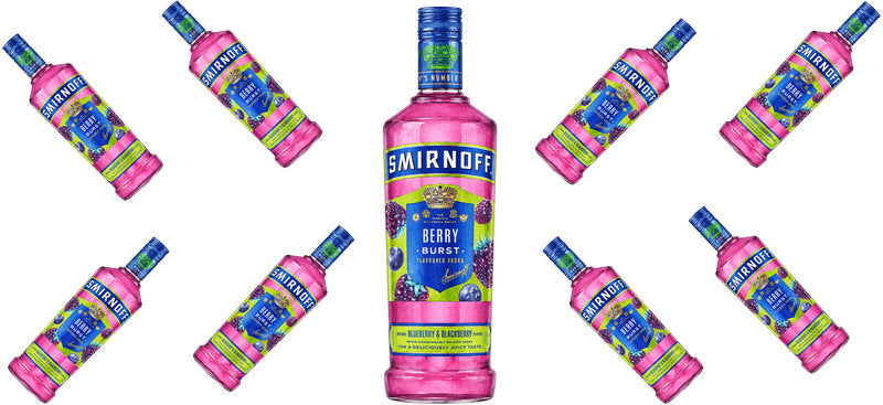 Berry Vodka UV DTF Cup Wrap for 16oz Libbey Can KA-17617