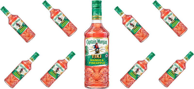 Pineapple Rum UV DTF Cup Wrap for 16oz Libbey Can KA-17674
