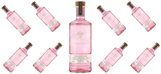 Pink Gin UV DTF Cup Wrap for 16oz Libbey Can KA-17709