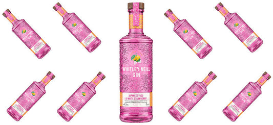 Pink Gin UV DTF Cup Wrap for 16oz Libbey Can KA-17716