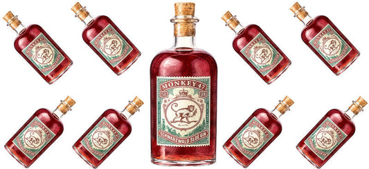 Red Gin UV DTF Cup Wrap for 16oz Libbey Can KA-17723