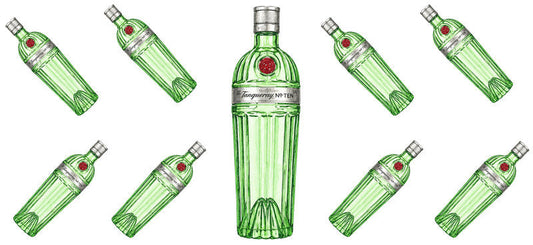 Green Gin UV DTF Cup Wrap for 16oz Libbey Can KA-17726