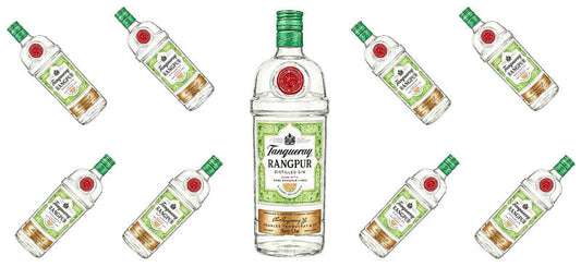 Dry Gin UV DTF Cup Wrap for 16oz Libbey Can KA-17727