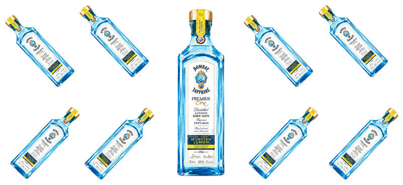 Blue Gin UV DTF Cup Wrap for 16oz Libbey Can KA-17733
