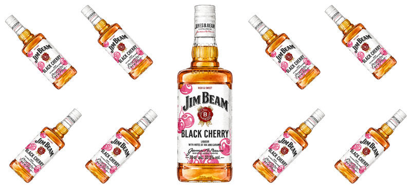 Black Cherry Bourbon UV DTF Cup Wrap for 16oz Libbey Can KA-17741