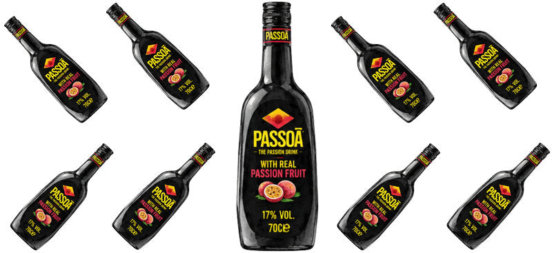 Passion Fruit Liqueur UV DTF Cup Wrap for 16oz Libbey Can KA-17756