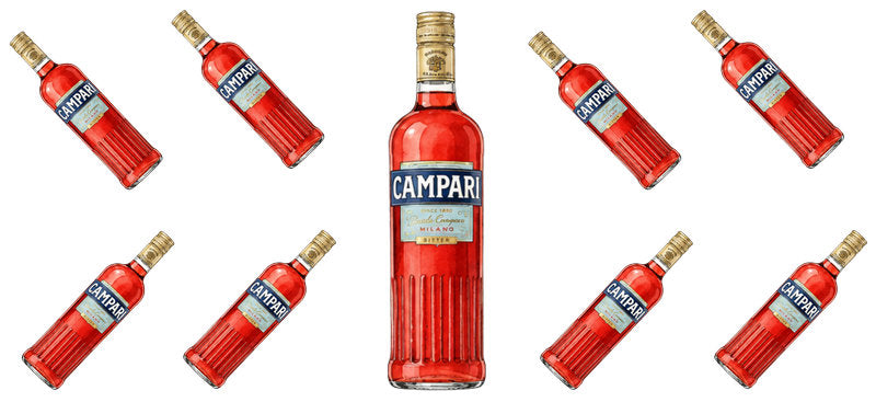 Red Aperitif UV DTF Cup Wrap for 16oz Libbey Can KA-17757