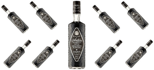 Black Liqueur UV DTF Cup Wrap for 16oz Libbey Can KA-17760