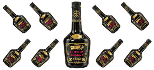 Cherry Brandy UV DTF Cup Wrap for 16oz Libbey Can KA-17779