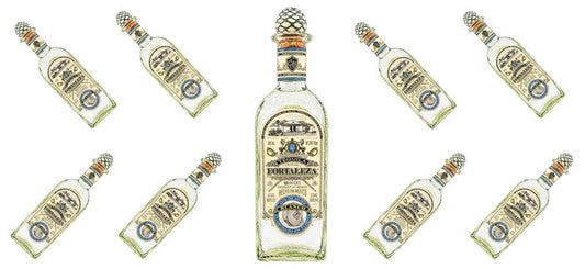 White Tequila UV DTF Cup Wrap for 16oz Libbey Can KA-17780