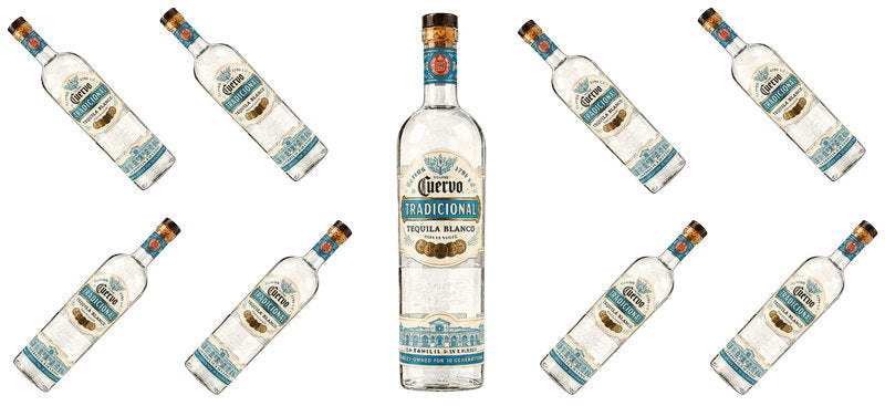 Silver Tequila UV DTF Cup Wrap for 16oz Libbey Can KA-17787