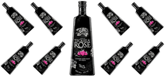 Rose Tequila UV DTF Cup Wrap for 16oz Libbey Can KA-17792