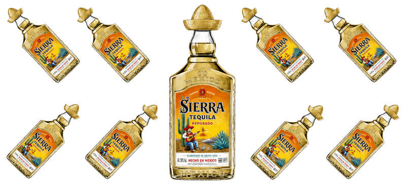 Gold Tequila UV DTF Cup Wrap for 16oz Libbey Can KA-17793