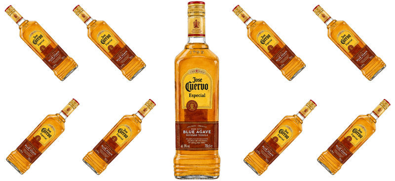 Gold Tequila UV DTF Cup Wrap for 16oz Libbey Can KA-17794