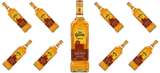 Gold Tequila UV DTF Cup Wrap for 16oz Libbey Can KA-17794