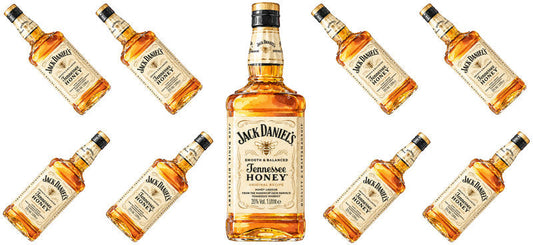 Honey Whiskey UV DTF Cup Wrap for 16oz Libbey Can KA-17800