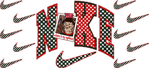 Hockey Mask Polaroid UV DTF Cup Wrap for 16oz Libbey Can KA-17865