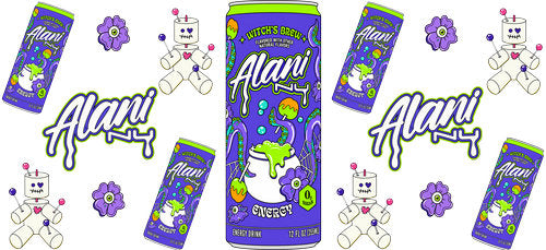 Purple Energy Drink UV DTF Cup Wrap for 16oz Libbey Can KA-17874