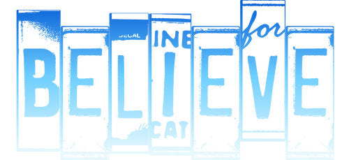Believe Blue Holiday UV DTF Cup Wrap for 16oz Libbey Can KA-17937
