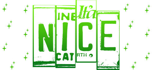 Nice Green License Plates UV DTF Cup Wrap for 16oz Libbey Can KA-17944