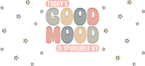 Today's Good Mood UV DTF Cup Wrap for 16oz Libbey Can KA-17999