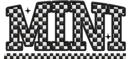 Mini Checkerboard UV DTF Cup Wrap for 16oz Libbey Can KA-18000