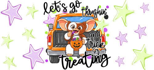 Happy Hallothanksmas UV DTF Cup Wrap for 16oz Libbey Can KA-17989