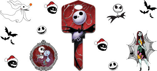 Christmas Skeleton Character UV DTF Cup Wrap for 16oz Libbey Can KA-18692