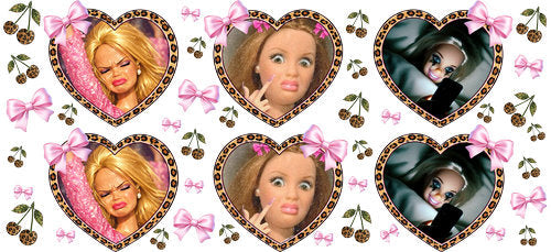 Doll Face Meme UV DTF Cup Wrap for 16oz Libbey Can KA-18898