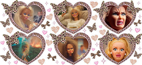 Doll Face Meme UV DTF Cup Wrap for 16oz Libbey Can KA-18900