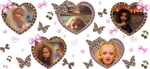 Doll Face Meme UV DTF Cup Wrap for 16oz Libbey Can KA-18902