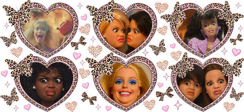 Doll Face Meme UV DTF Cup Wrap for 16oz Libbey Can KA-18904