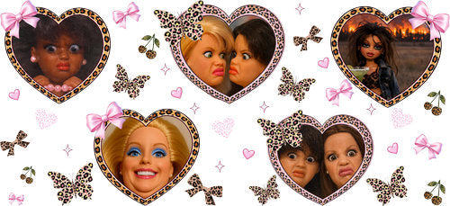 Doll Face Meme UV DTF Cup Wrap for 16oz Libbey Can KA-18905