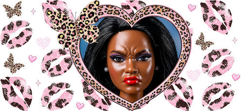 Doll Face Meme UV DTF Cup Wrap for 16oz Libbey Can KA-18906