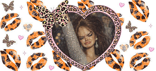 Doll Face Meme UV DTF Cup Wrap for 16oz Libbey Can KA-18913