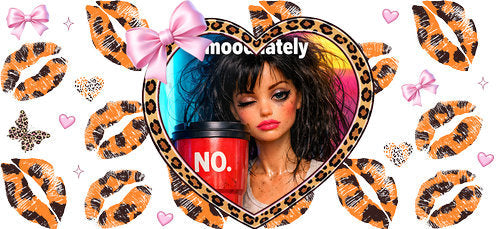 Doll Face Meme UV DTF Cup Wrap for 16oz Libbey Can KA-18917