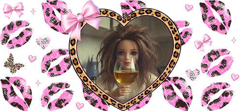 Doll Face Meme UV DTF Cup Wrap for 16oz Libbey Can KA-18918